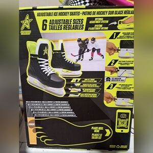Future Stars Adjustable Junior Size Ice Hockey Skates. Junior Size 3-5.5